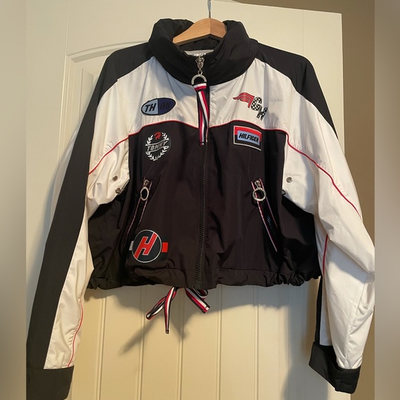 **RARE** Gigi Hadid x Tommy Hilfiger Speed Windbreaker Jacket size M - Picture 1 of 12